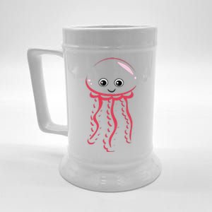 Babt Jellyfish Smiling Costume Cute Animal Halloween Gift Beer Stein