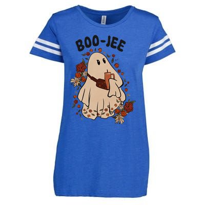 Boo Jee Stanley Halloween Enza Ladies Jersey Football T-Shirt