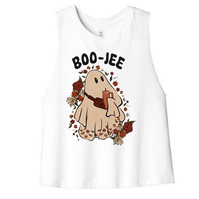 Boo Jee Stanley Halloween Women's Racerback Cropped Tank