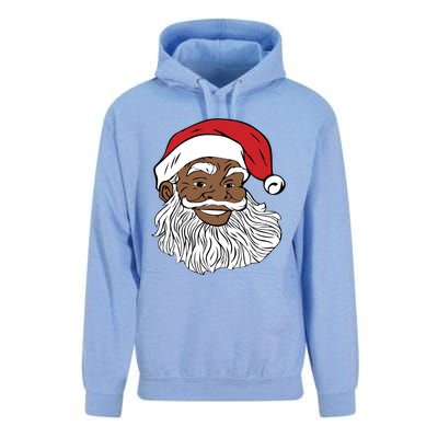 Black Jolly Santa Cute Gift Fun African American Santa Unisex Surf Hoodie