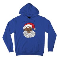 Black Jolly Santa Meaningful Gift Fun African American Santa Hoodie