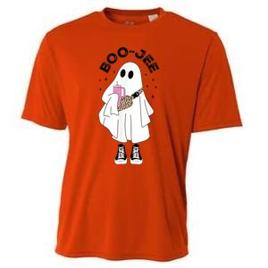 Boo Jee Spooky Season Cute Ghost Halloween Costume Boujee BooJee Cooling Performance Crew T-Shirt