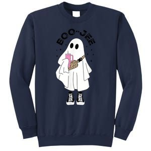 Boo Jee Spooky Season Cute Ghost Halloween Costume Boujee BooJee Sweatshirt