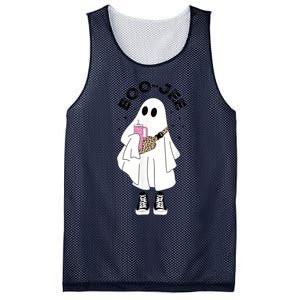 Boo Jee Spooky Season Cute Ghost Halloween Costume Boujee BooJee Mesh Reversible Basketball Jersey Tank