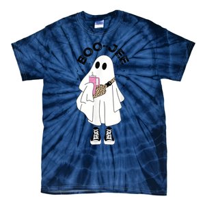 Boo Jee Spooky Season Cute Ghost Halloween Costume Boujee BooJee Tie-Dye T-Shirt