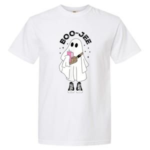 Boo Jee Spooky Season Cute Ghost Halloween Costume Boujee BooJee Garment-Dyed Heavyweight T-Shirt