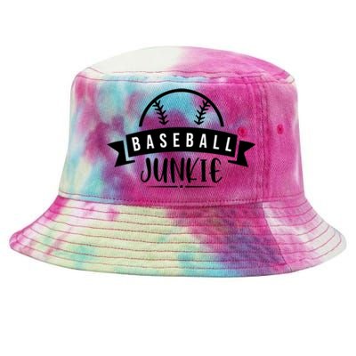 Baseball Junkie Sport Quotes Gift Tie-Dyed Bucket Hat