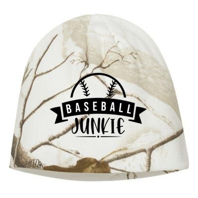 Baseball Junkie Sport Quotes Gift Kati - Camo Knit Beanie