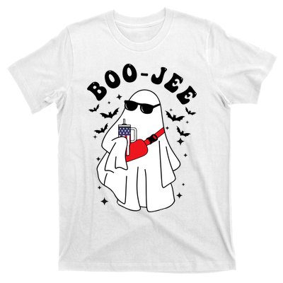 Boo Jee Spooky Season Cute Ghost Halloween Costume Boojee T-Shirt