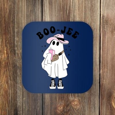 Boo Jee Spooky Season Cute Ghost Halloween Costume Boojee Coaster