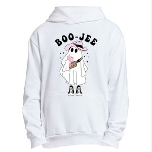 Boo Jee Spooky Season Cute Ghost Halloween Costume Boojee Urban Pullover Hoodie