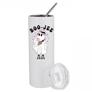 Boo Jee Spooky Season Cute Ghost Halloween Costume Boojee Stainless Steel Tumbler