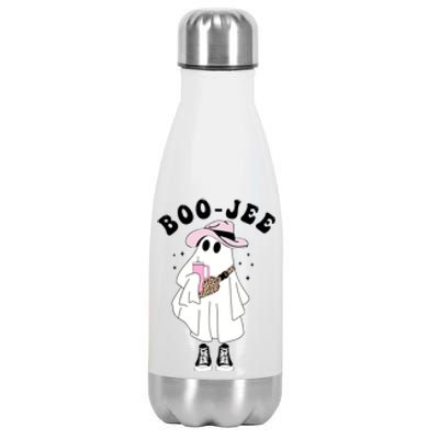 Boo Jee Spooky Season Cute Ghost Halloween Costume Boojee Stainless Steel Insulated Water Bottle