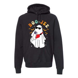 Boo Jee Spooky Season Cute Ghost Halloween Costume Boojee Premium Hoodie