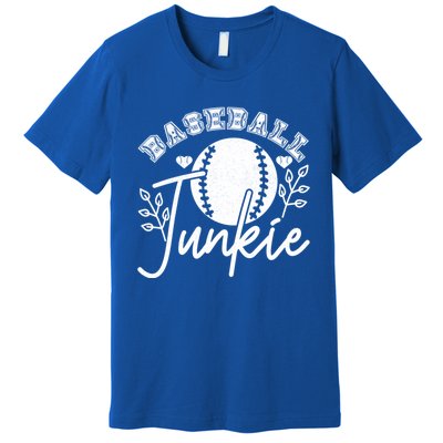 Baseball Junkie Sport Humor Funny Gift Premium T-Shirt