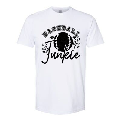 Baseball Junkie Sport Humor Funny Gift Softstyle® CVC T-Shirt