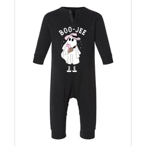 Boo Jee Spooky Season Cute Ghost Halloween Costume Boojee Infant Fleece One Piece