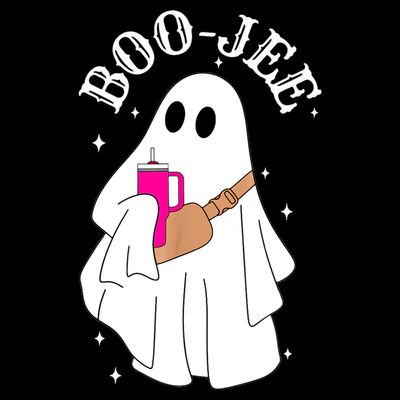 Boo Jee Spooky Season Cute Ghost Halloween Costume Boujee T-Shirt