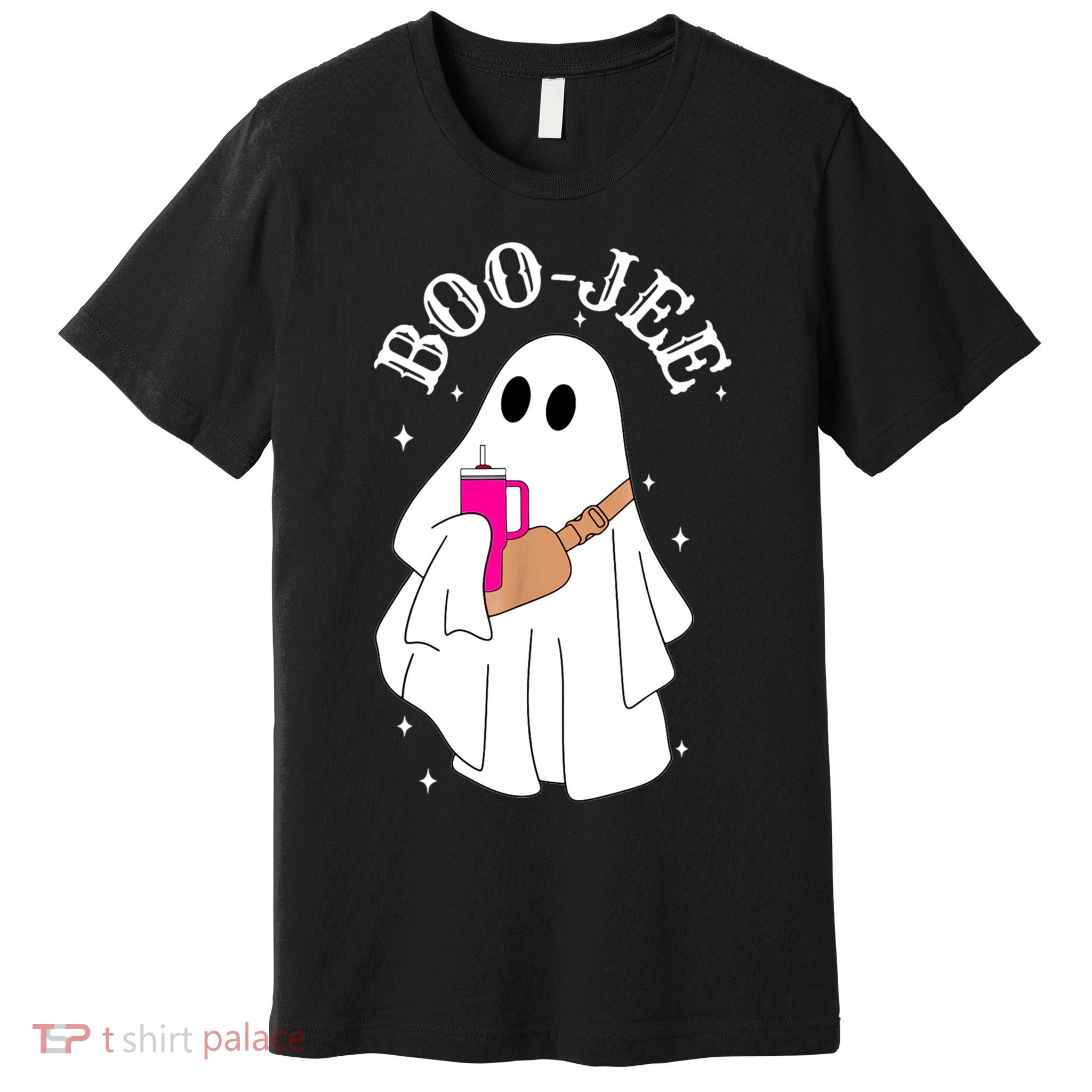 Boo Jee Spooky Season Cute Ghost Halloween Costume Boujee Premium T-Shirt