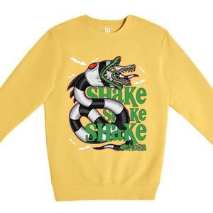 Beetle Juice Snake Shake Shake Senora Halloween Premium Crewneck Sweatshirt