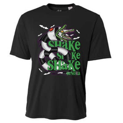 Beetle Juice Snake Shake Shake Senora Halloween Cooling Performance Crew T-Shirt