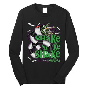 Beetle Juice Snake Shake Shake Senora Halloween Long Sleeve Shirt