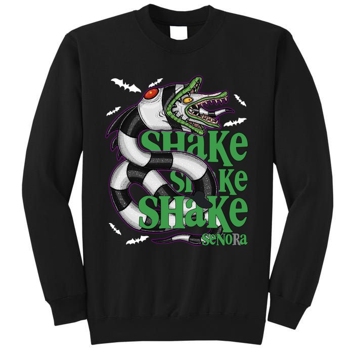 Beetle Juice Snake Shake Shake Senora Halloween Sweatshirt