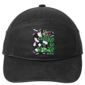 Beetle Juice Snake Shake Shake Senora Halloween 7-Panel Snapback Hat