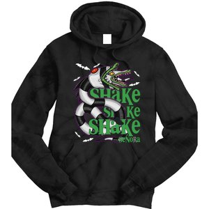 Beetle Juice Snake Shake Shake Senora Halloween Tie Dye Hoodie