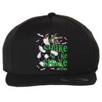 Beetle Juice Snake Shake Shake Senora Halloween Wool Snapback Cap