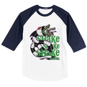 Beetle Juice Snake Shake Shake Senora Halloween Baseball Sleeve Shirt