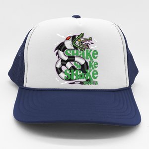 Beetle Juice Snake Shake Shake Senora Halloween Trucker Hat