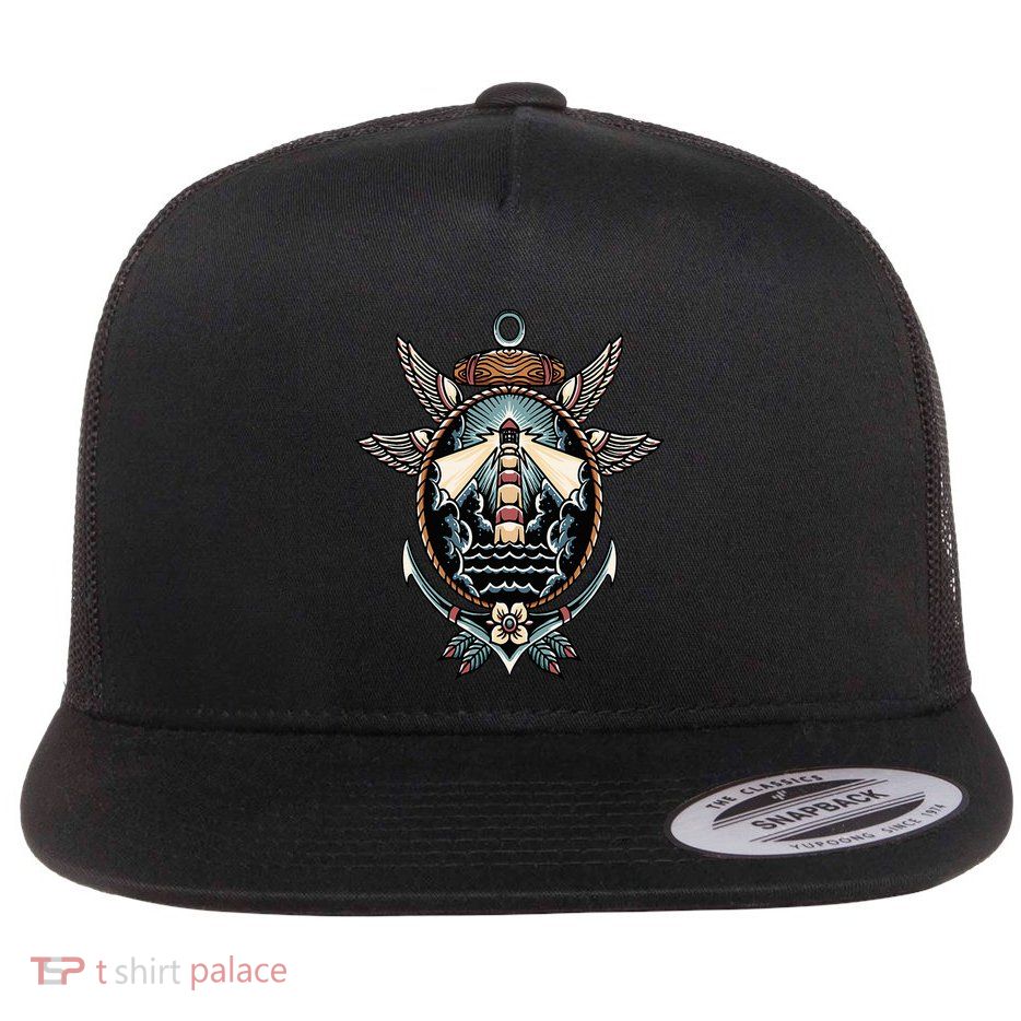 Body Jewelry Tattoo Studio Tattoo Motif Symbolism Skin Care Flat Bill Trucker Hat