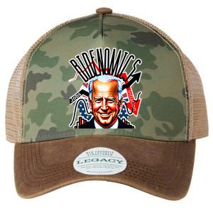 Bidenomics Jobs Up Inflation Down Legacy Tie Dye Trucker Hat