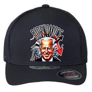 Bidenomics Jobs Up Inflation Down Flexfit Unipanel Trucker Cap