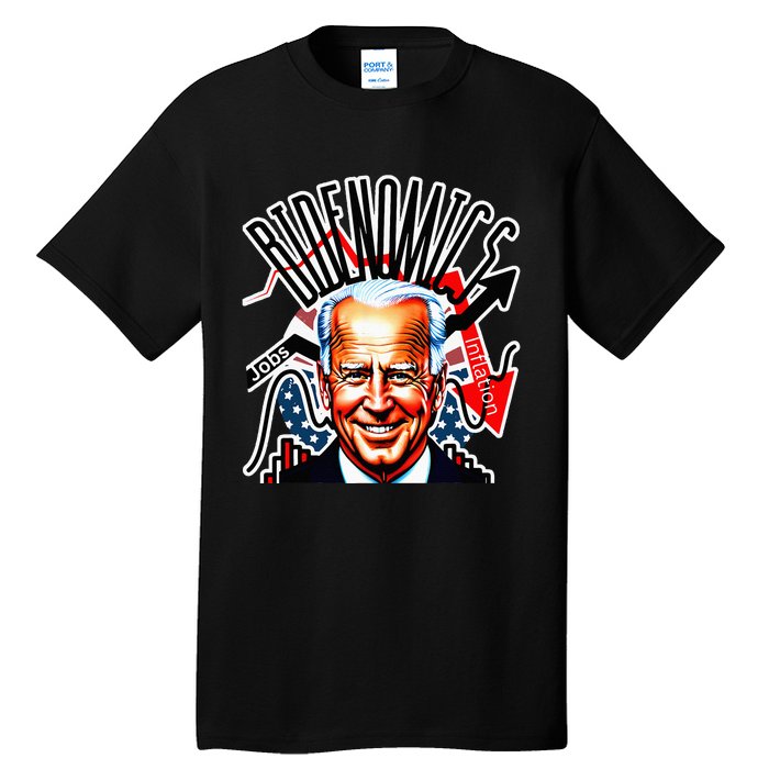 Bidenomics Jobs Up Inflation Down Tall T-Shirt