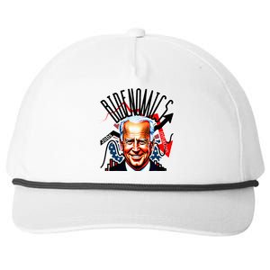 Bidenomics Jobs Up Inflation Down Snapback Five-Panel Rope Hat