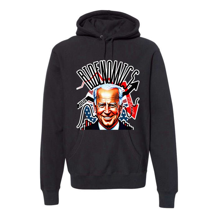 Bidenomics Jobs Up Inflation Down Premium Hoodie