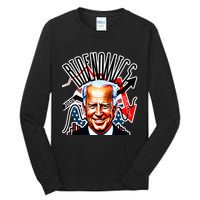 Bidenomics Jobs Up Inflation Down Tall Long Sleeve T-Shirt