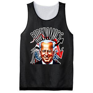 Bidenomics Jobs Up Inflation Down Mesh Reversible Basketball Jersey Tank