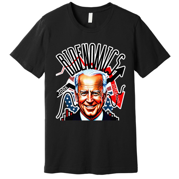 Bidenomics Jobs Up Inflation Down Premium T-Shirt