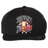 Bidenomics Jobs Up Inflation Down Wool Snapback Cap