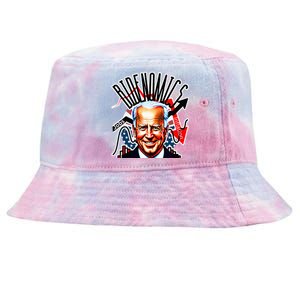 Bidenomics Jobs Up Inflation Down Tie-Dyed Bucket Hat