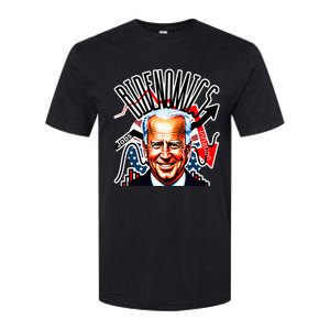 Bidenomics Jobs Up Inflation Down Softstyle CVC T-Shirt