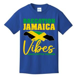 Baecation Jamaica Vibes Matching Couple Vacation Trip Kids T-Shirt