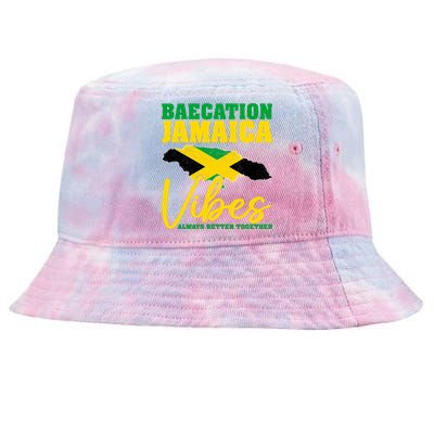 Baecation Jamaica Vibes Matching Couple Vacation Trip Tie-Dyed Bucket Hat