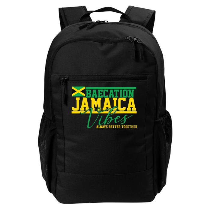 Bae-cation Jamaica Vibes better together matchin couple Daily Commute Backpack