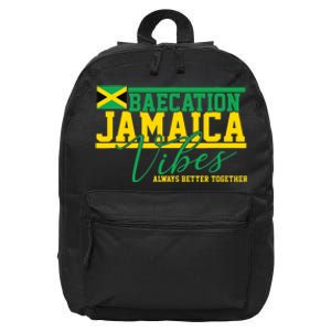 Bae-cation Jamaica Vibes better together matchin couple 16 in Basic Backpack