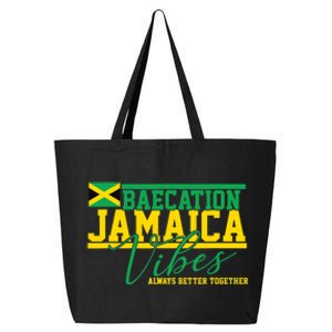 Bae-cation Jamaica Vibes better together matchin couple 25L Jumbo Tote