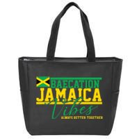 Bae-cation Jamaica Vibes better together matchin couple Zip Tote Bag